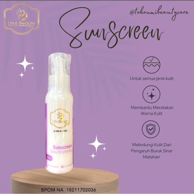 &lt;ic&gt; umi beauty sunscreen spray viral || UBC sunscreen spray