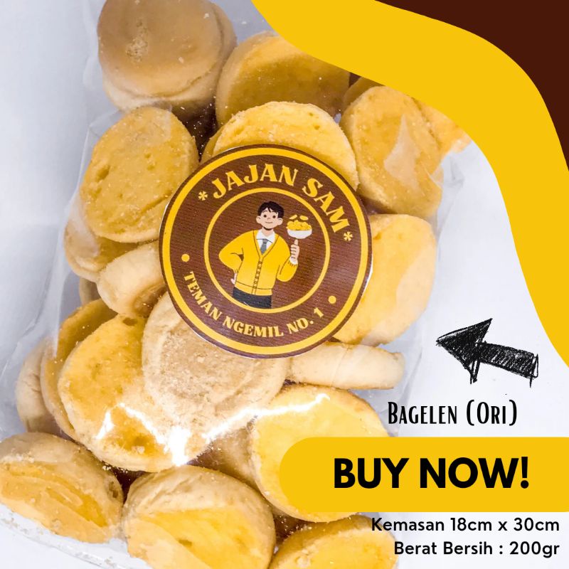 

BAGELEN ORIGINAL 200gr | CAMILAN MURAH & ENAK | JAJAN SAM
