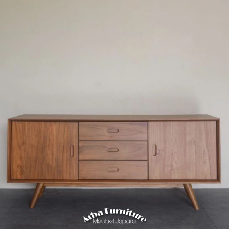 LEMARI TV | MEJA TV | RAK TV MINIMALIS KAYU JATI
