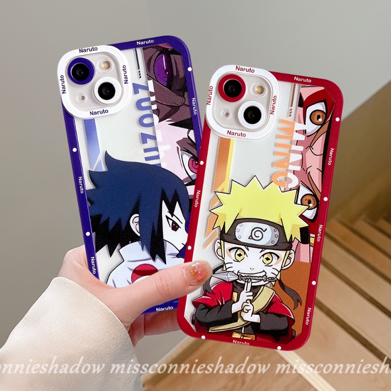 REDMI Redmi9 10 10s 9T 9A 10A 10C 9C NFC Note9 8 11 10 11Pro Plus 9Pro 11s 10s 9s 10Pro Max Note POCO X3 Pro M3 X3 NFC Kartun Animel NARUTO Sasuke Lucu Dan Shikamaru Soft TPU Case Cover