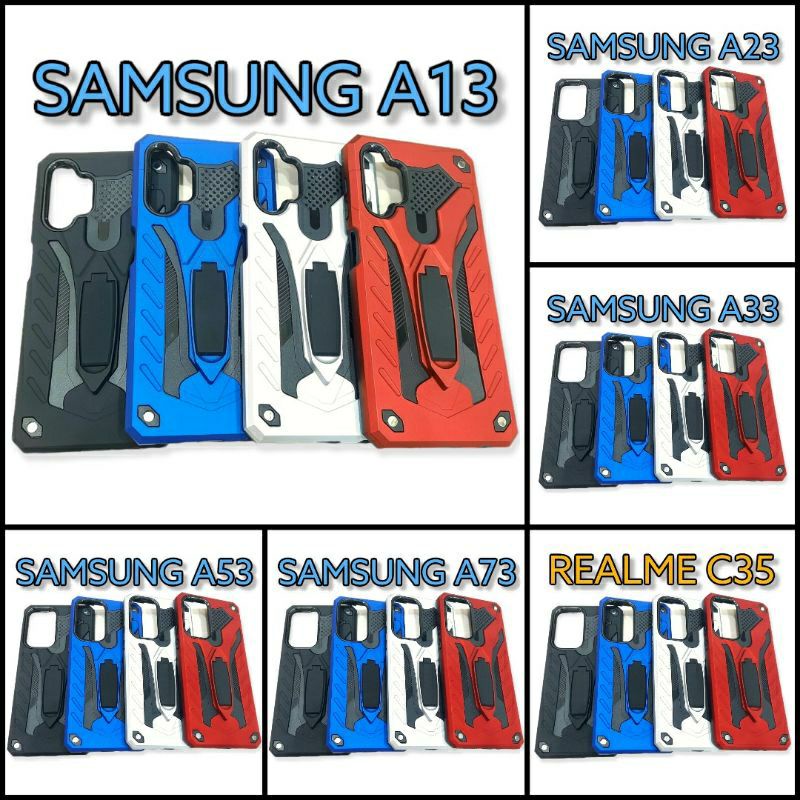 HARDCASE SPIGEN STANDING SAMSUNG A24 A34 A35 A54 A14 A13 4G A04 A04E A53 A33 A23 A53 A73 A03S A03 CO