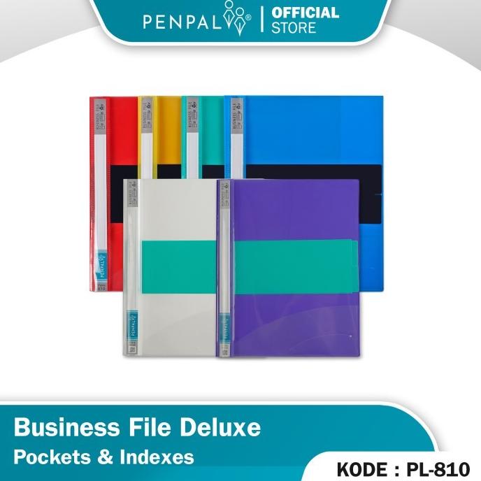 

TERMURAH Penpal Business File Deluxe - Pocket & Index PL-810