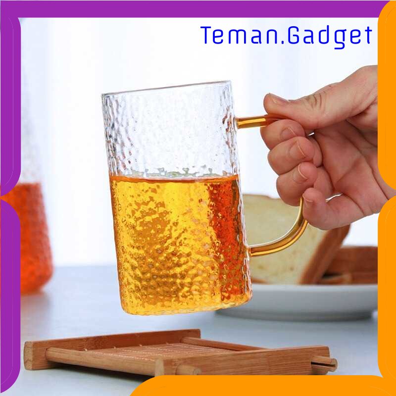 TG - DPR Miflame Gelas Cangkir Minum Hammer Pattern 300ml - JJ916