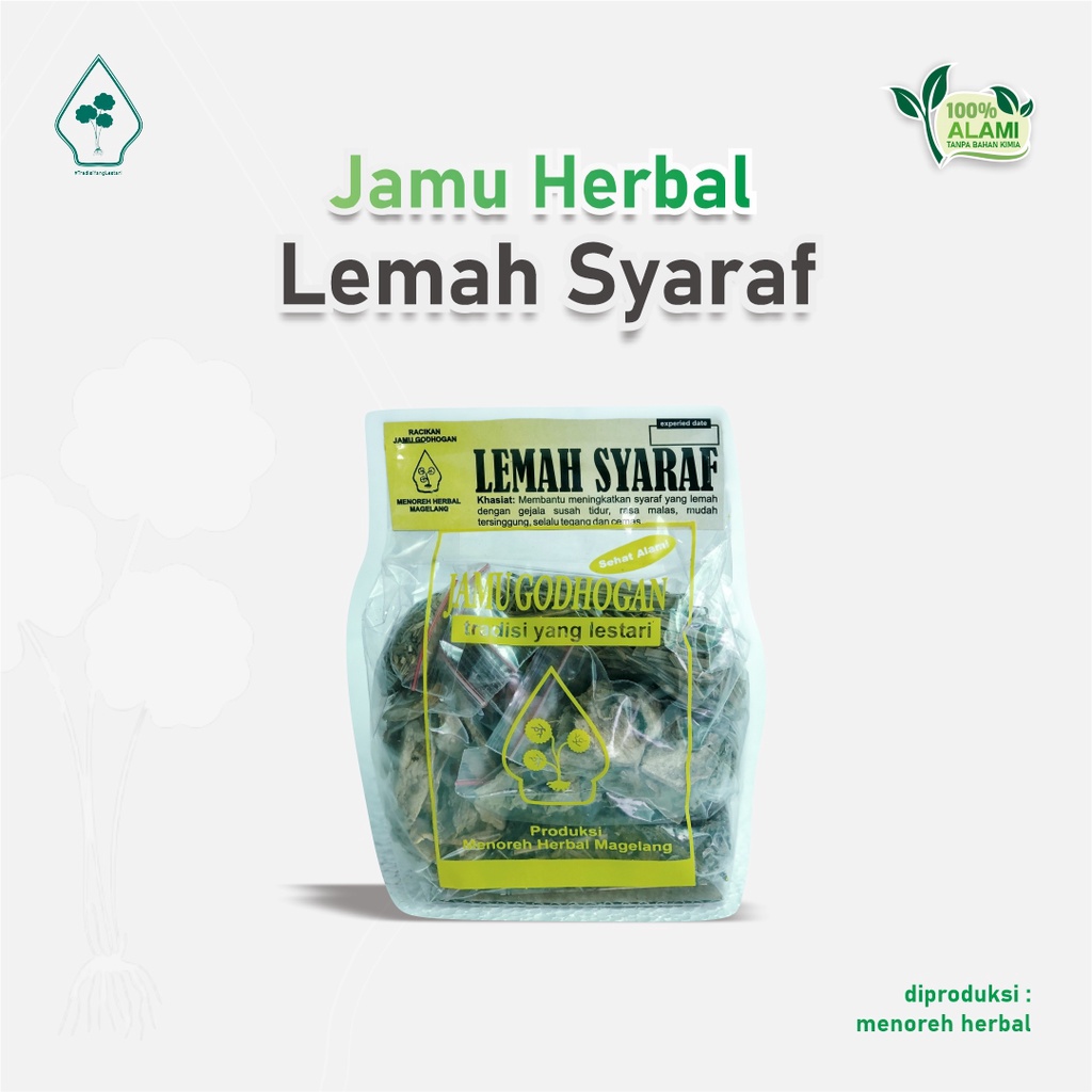 

Jamu Godhog / Rebus / Herbal / LEMAH SYARAF MENOREH HERBAL