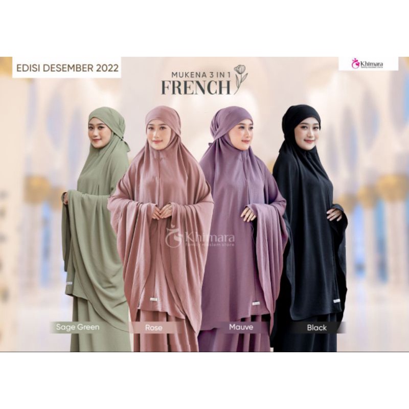 MUKENA FRENCH 3in1 by KHIMARA