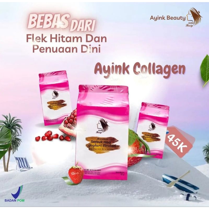 AYINK COLLAGEN MINUMAN PEMUTIH SETARA SUNTIK INFUS PEMUTIH
