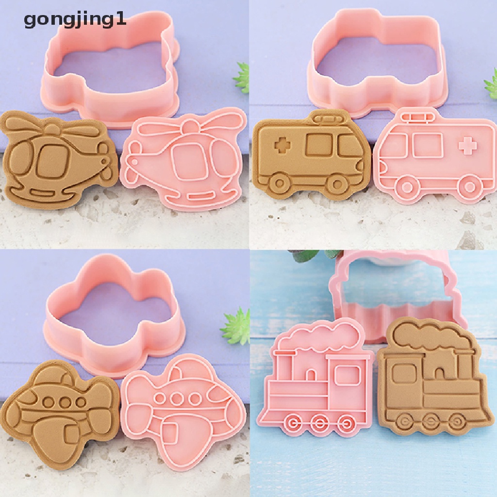 Ggg 8Pcs Cetakan Biskuit Bentuk Truk Fondant Pastry Cutter Alat Baking Cookies Cetakan ID