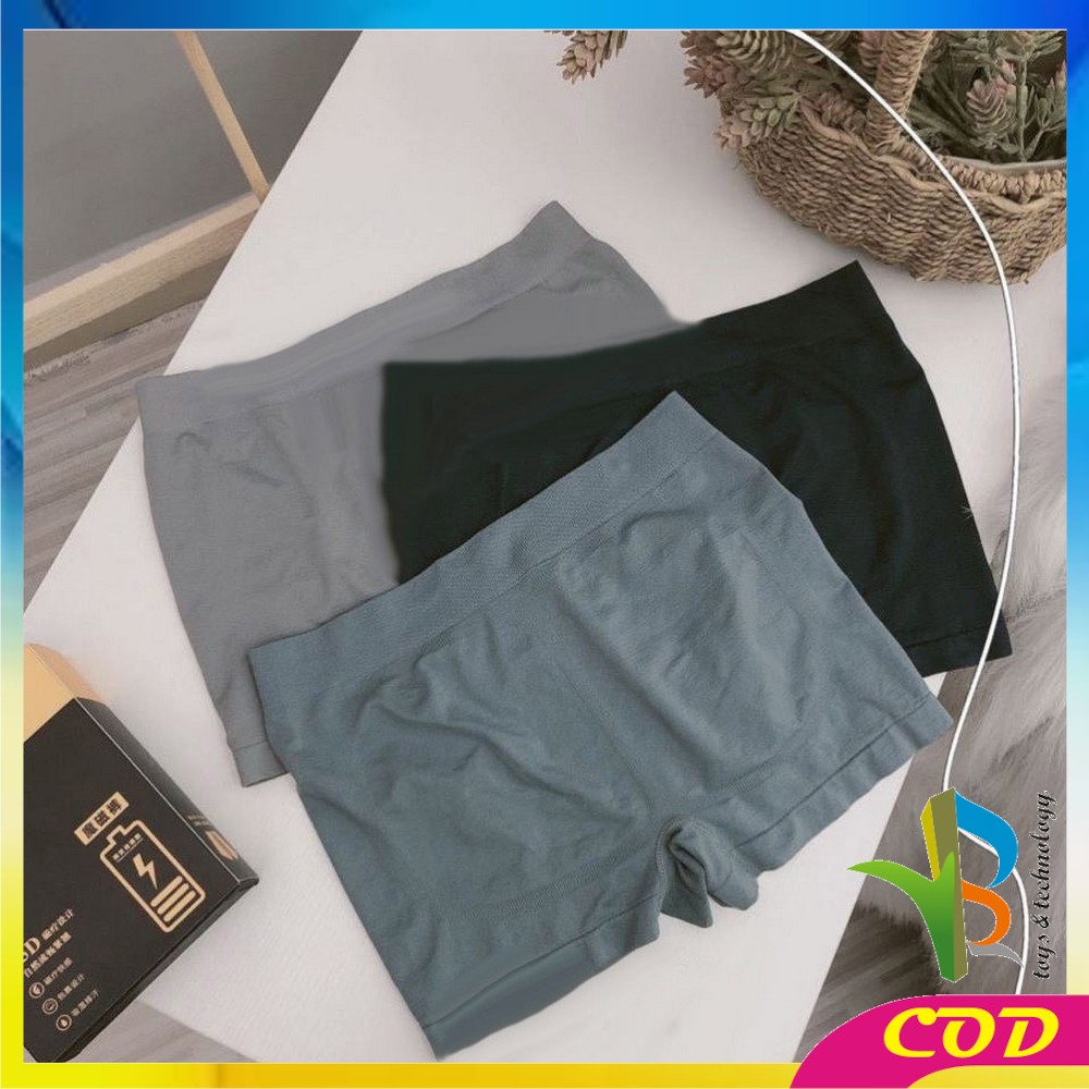 RB-P118 Celana Boxer Pria Dewasa 3IN1 Celana Dalam Laki-Laki Petak / CD Pria / Men Underwer Boxer Cowok Dewasa /