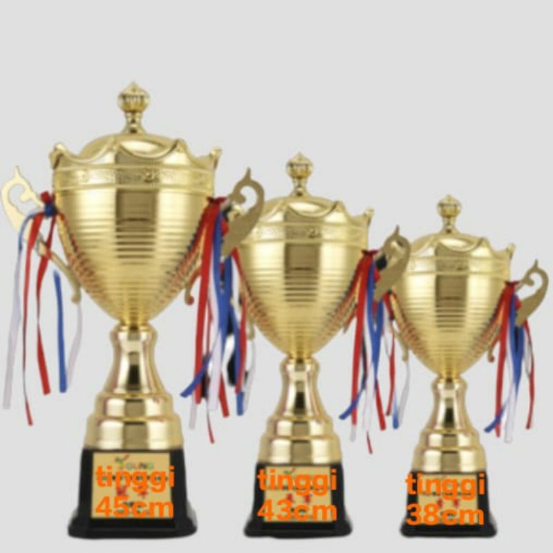 Jual Piala Logam Import Kuningan At Set Juara Pcs Shopee Indonesia