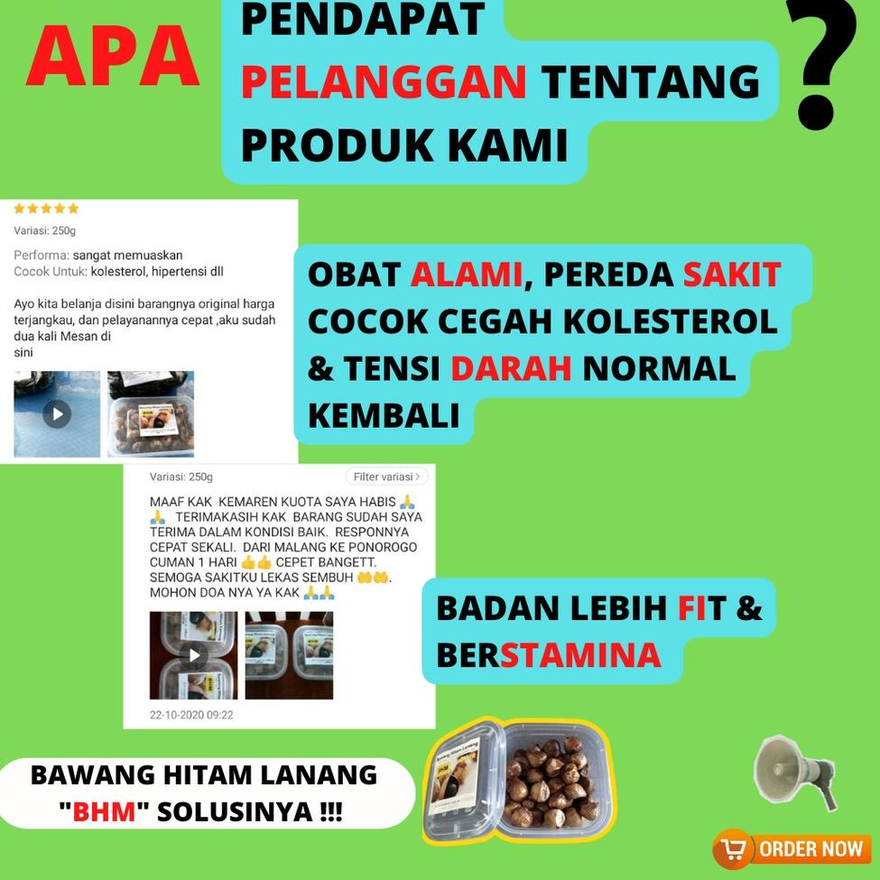 

ヌ BHM Bawang Putih Hitam Tunggal Bawang Lanang Black Garlic Original ⇲