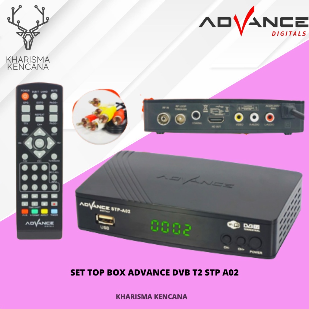 SET TOP BOX ADVANCE DVB TT2 STP A02