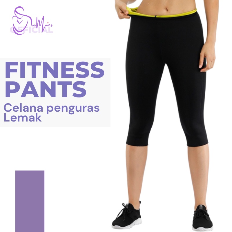 Celana Pelangsing Pembakar Lemak PANT Pendek Leging Olahraga Pembakar Lemak Pengecil Perut Buncit Paha Betis Fat Burner Legging Korset Celana Olahraga Pria Wanita Fitness Gym Senam Yoga Workout Neotex Hot Shaper Original Ori Pendek Selutut