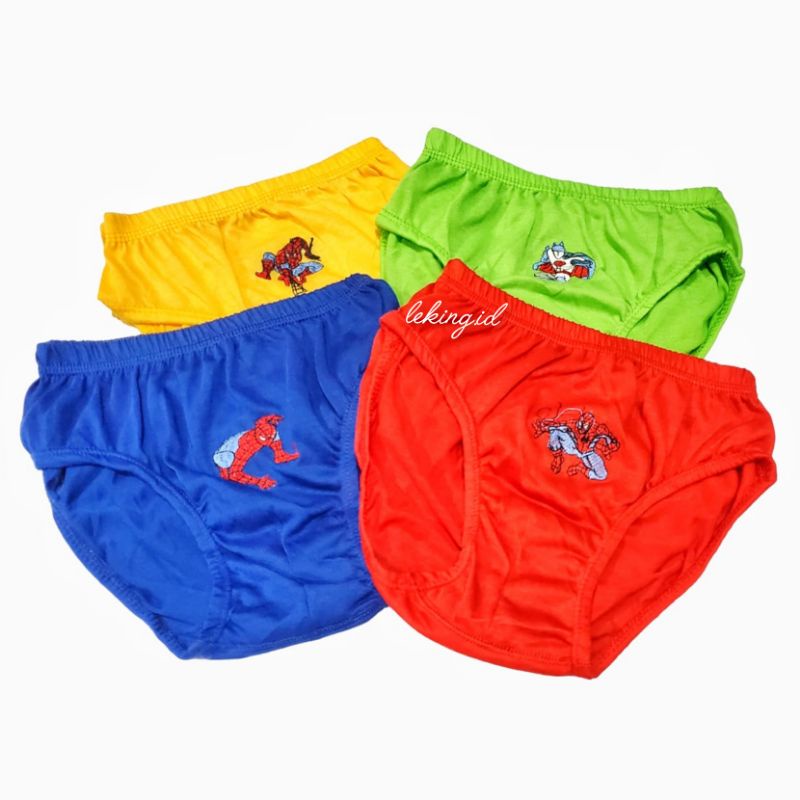 12 PCS CELANA DALAM ANAK COWOK BORDIR