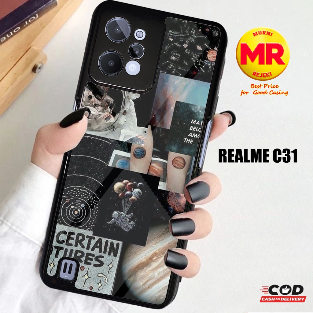 Case Realme C31 Casing Realme C31 Terbaru Nasa Cute Termurah Terlaris Hardcase Softcase Glossy 2d