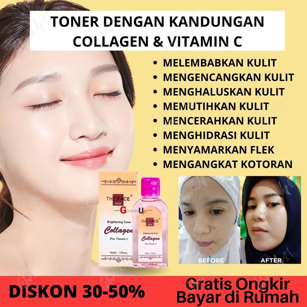 THE FACE Brightening Toner Collagen Plus Vitamin C 100ml