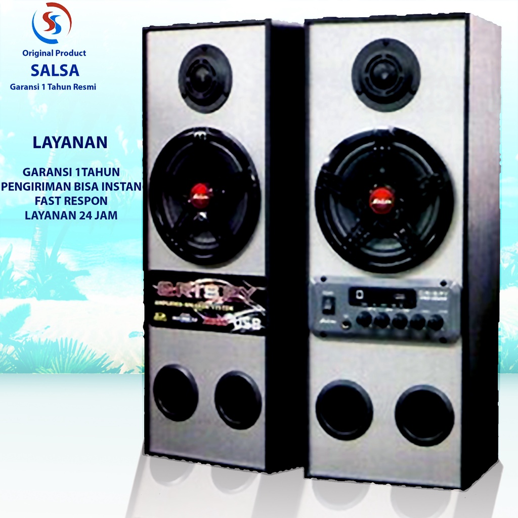 SPEAKER ACTIVE SALSA CRISPY-2 ROADMASTER GRATIS SERVICE 12 BULAN RESMI