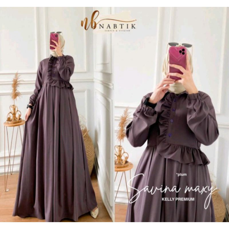 ERINA SAVINA DRESS MAXY CRINKEL CRINGKEL AIRFLOW