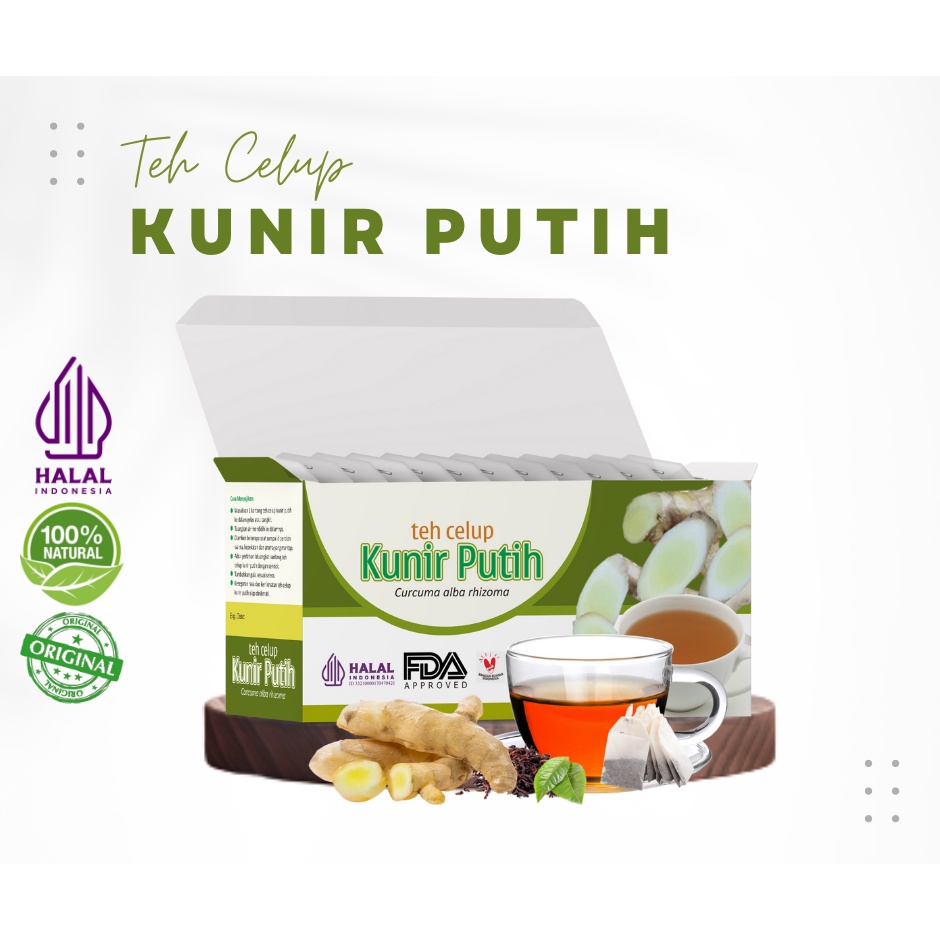 

Teh Kunir Putih Minuman kesehatan herbal Membantu Memelihara Kesehatan pada penderita Kanker Mengatasi Masalah Pencernaan