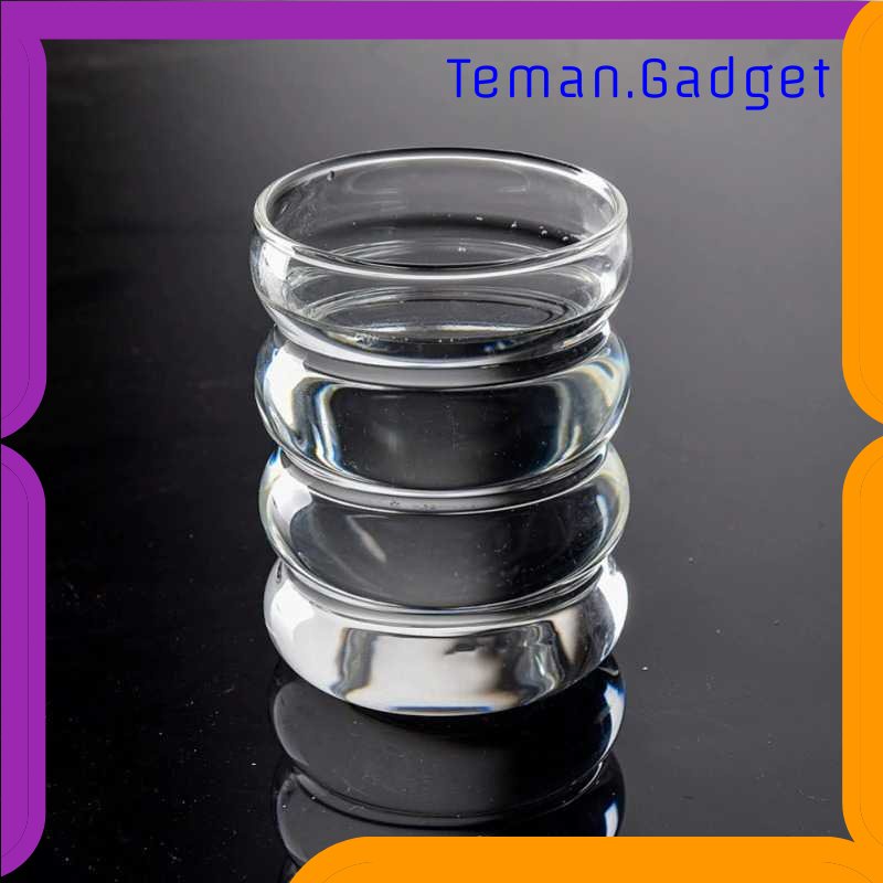 TG - DPR Purplepure Gelas Cangkir Minuman Unik Borosilicate Glass - KT14