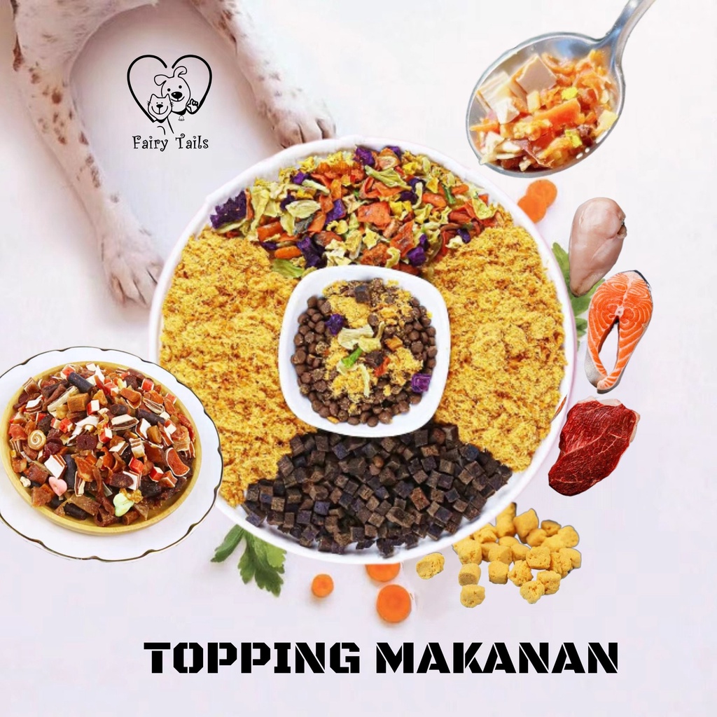 [Premium German Quality] Topping Makanan Rupert's Choice Dari Daging Sayur Buah Segar Untuk Anjing Anabul Toping Suplemen Tambahan Pelengkap Bergizi Untuk Menambah Nafsu Makan / Food Topper For Dog Fresh Meat Fruit and Vegetables