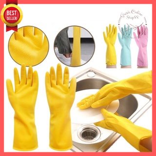 GOS -I302- Sarung Tangan Karet Latex - Sarung Tangan Serbaguna Latex Dot Tebal - Sarung Tangan Cuci Piring