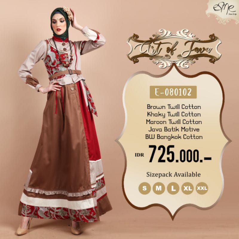 (COD) New Gamis Esme E-080102
