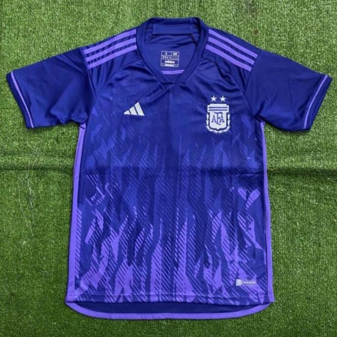 JERSEY BOLA GRADE ORI ARGENTINA AWAY WORLD CUP 2022 / 2023 PIALA DUNIA HRT8646R