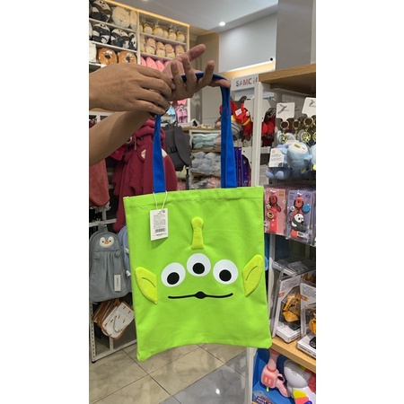 Tote Bag Miniso Toy Story / Merchandise Miniso x Toy Story / Miniso x Toy Story / Totebag  Lotso / T