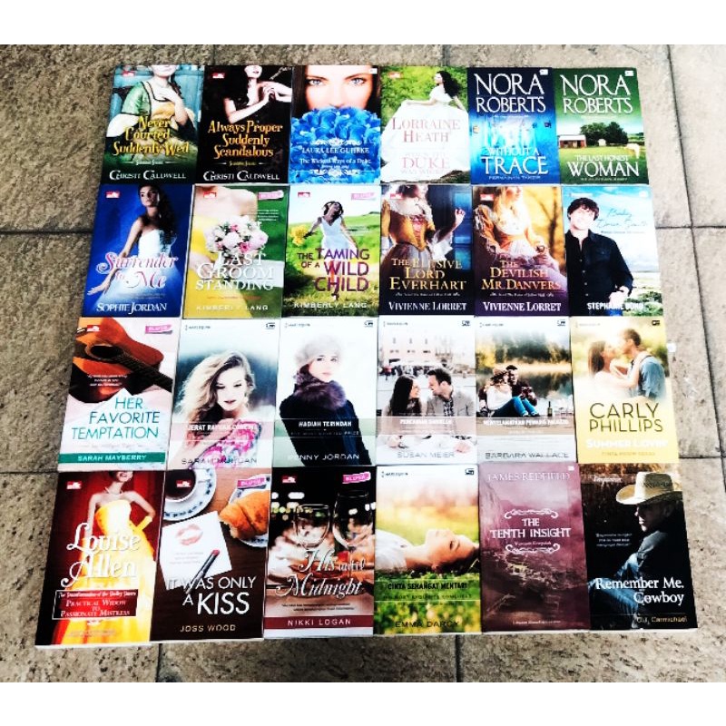 OBRAL NOVEL HARLEQUIN / Novel Dewasa  /  Novel Terjemahan / Original