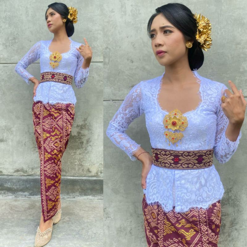 Kebaya Bali By Ani Kebaya Jadi Metalic Glossy