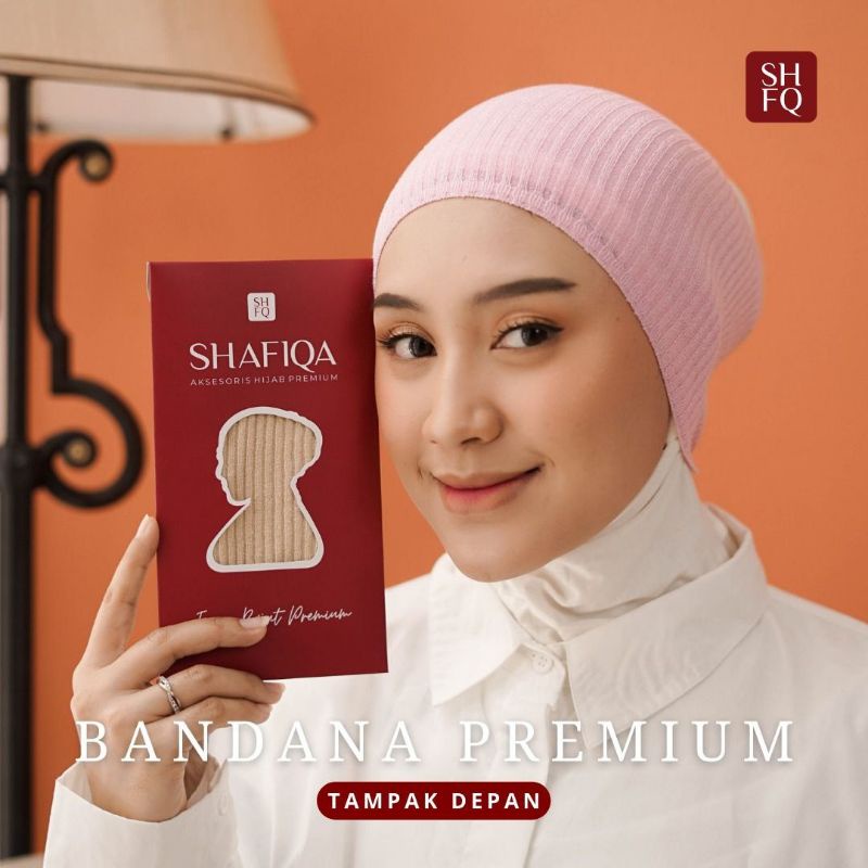 bandana Rajut Premium Ori Shafiqa / Inner Bandana Rajut Premium / Ciput Rajut Premium / Ciput Bandana Rajut Premium