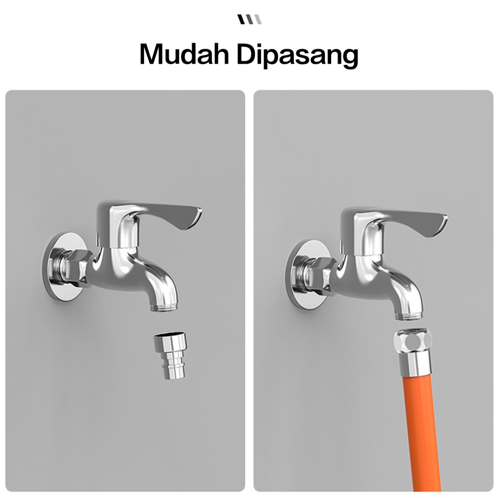 Sambungan Selang Air Flexible Ekstensi  Penyambung Keran Air Universal 360 Derajat Bahan Silikon  Extension Wastafel Cuci Piring