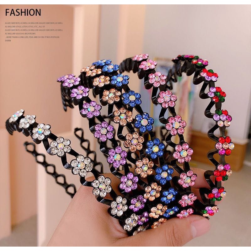 Bando Korea Wanita Elegan Zirkon Bunga Plum Bosom Fashion High Quality Import