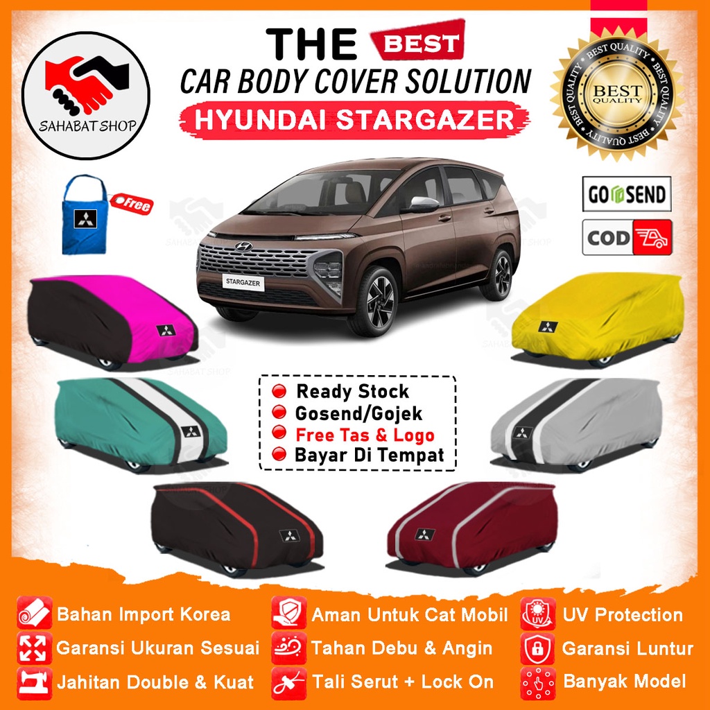 Body Cover Mobil / Sarung / Selimut Penutup Mobil Hyundai Stargazer 2022 2023 Outdoor Waterproof