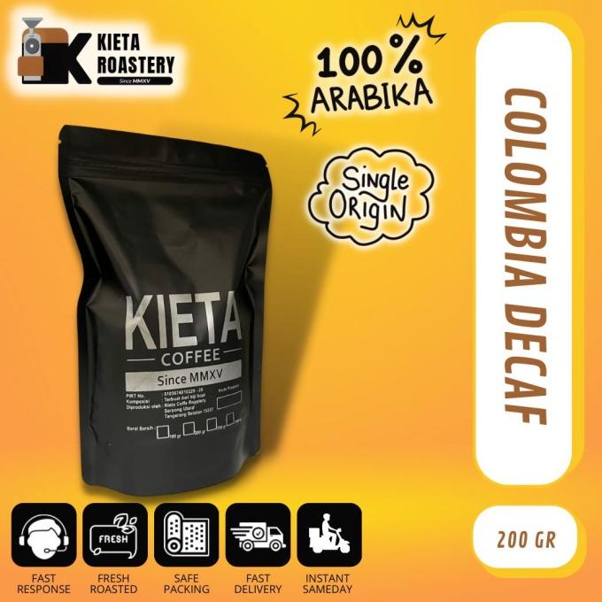 

[BISA COD] Kopi Arabica Colombia DECAF / DECAFFEINATED