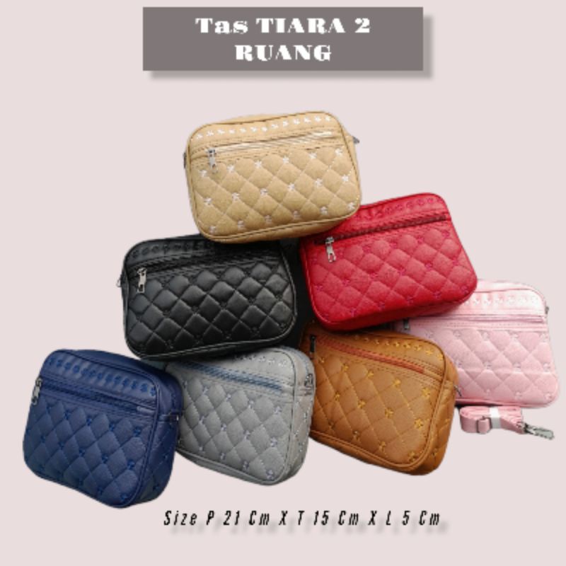 TAS SELEMPANG TIARA 2 RUANG