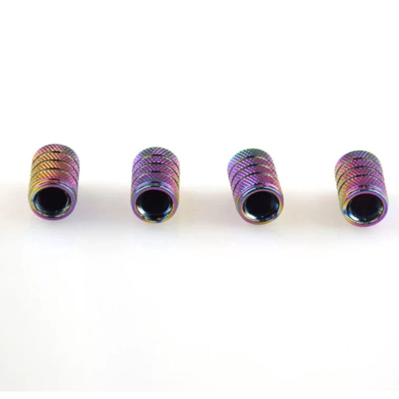 Tutup Pentil Mobil Motor Sepeda Schrader Valve Cap Rainbow