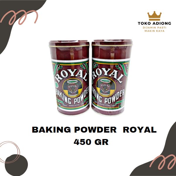 

BAKING POWDER ROYAL 450GR / baking powder / bp / double acting