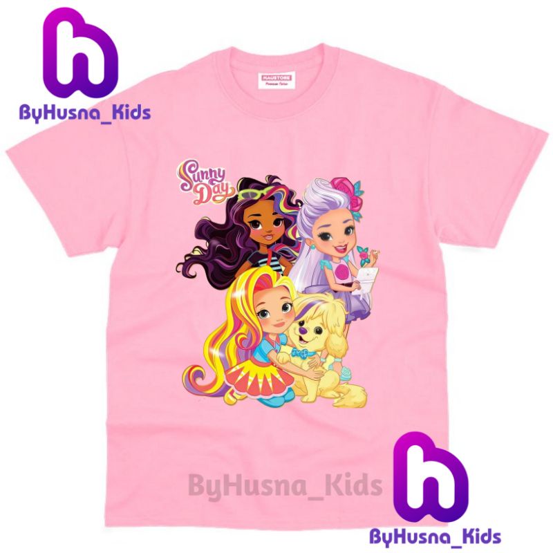 SUNNY DAY NICK JR. BAJU ANAK KAOS ANAK KARAKTER SUNNY DAY NICKELODEON JUNIOR YUTUB ATASAN ANAK UNISE