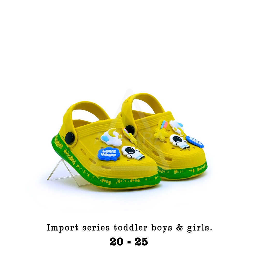 Sandal anak perempuan baim baby kids model astronot IMPORT terbaru