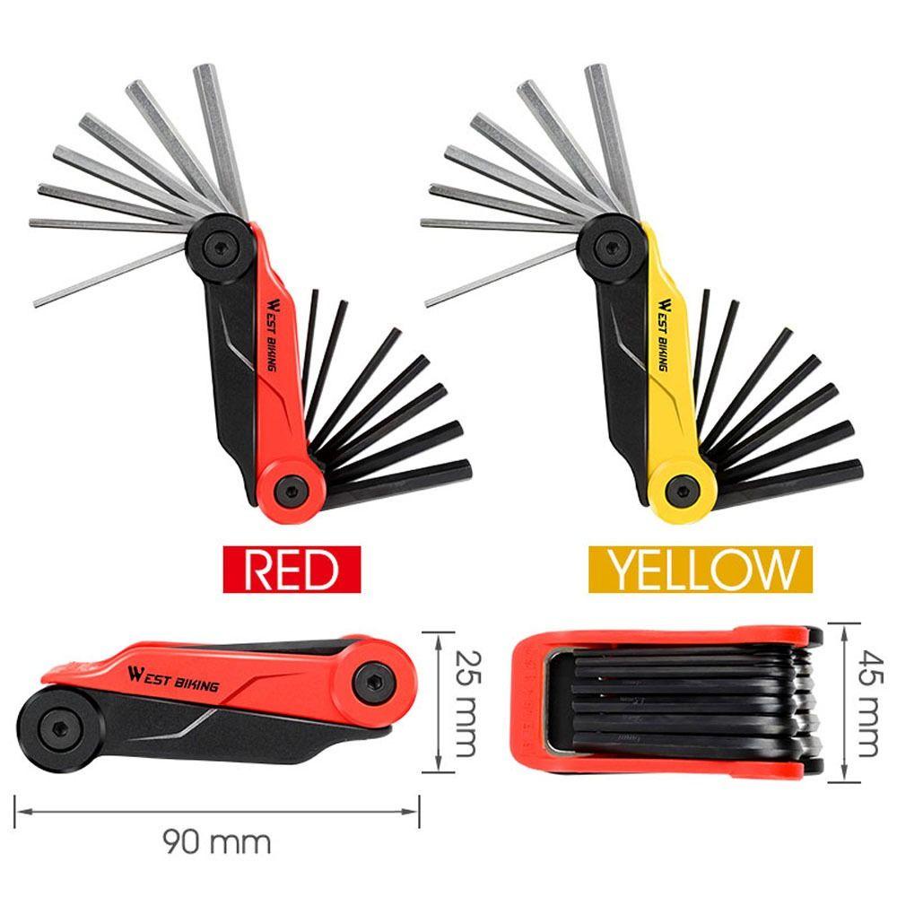 Lanfy Sepeda Multi-Fungsi Alat Portable 16in1 Bersepeda Bagian Aksesoris Sepeda Alat Perbaikan Obeng Hexagonal
