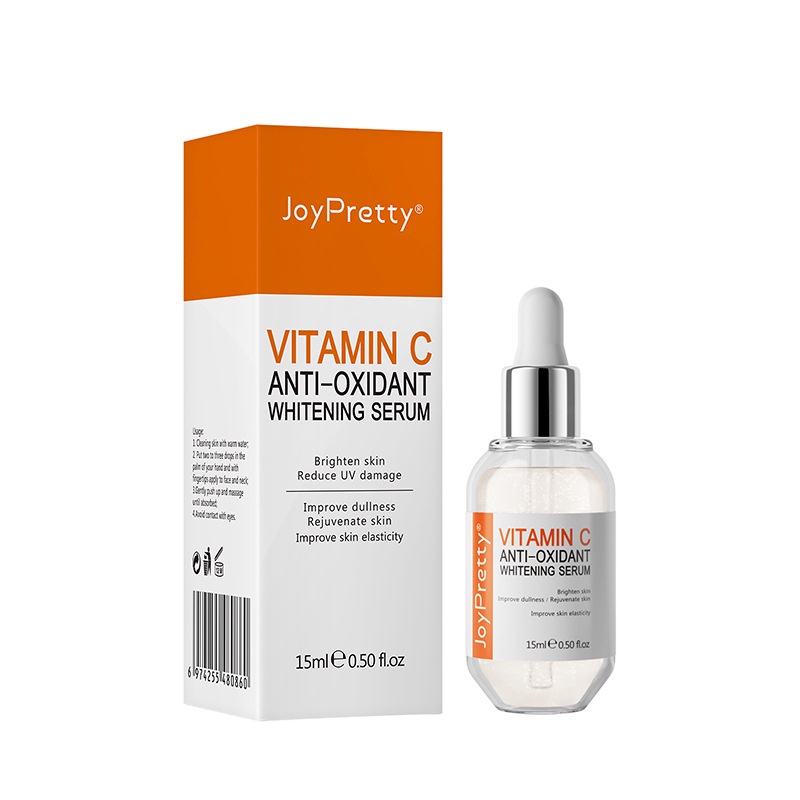 DADWARD Vitamin C Serum Antioxidant Facial Whitening Serum Brightens Dull Skin Moisturizing Lock Water