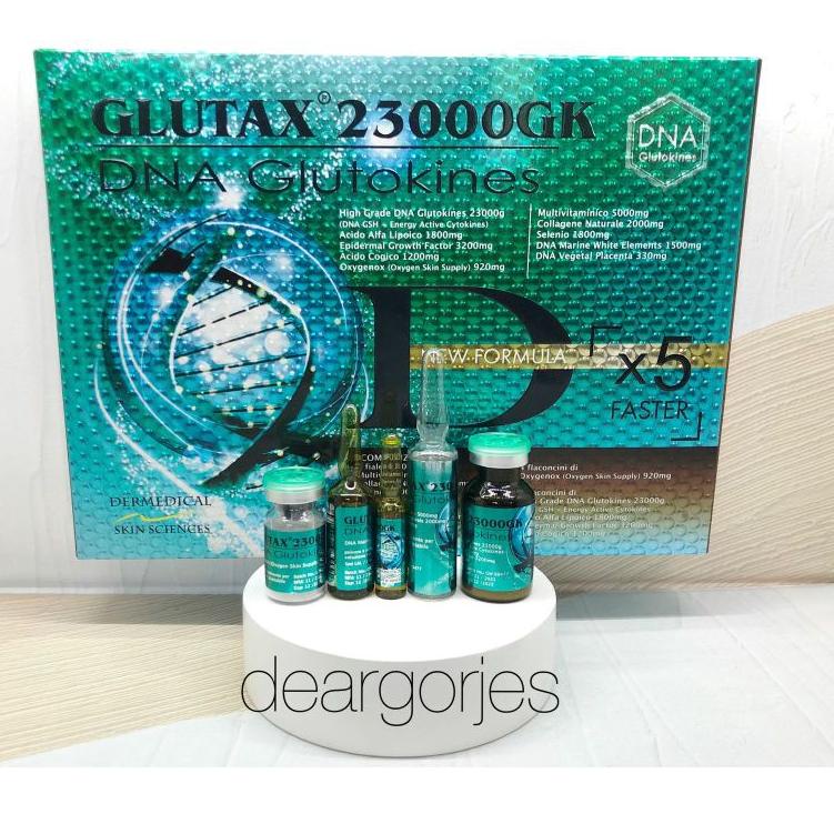Pasti Murah MSQQ9 (Garansi Original ) Glutax 23000GK Dna Glutokines Suntik Infus Whitening 95 Bestse
