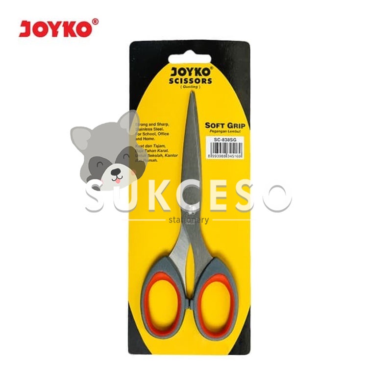 

Joyko Scissors SC-838SG/ Gunting Sedang Soft Grip Nyaman