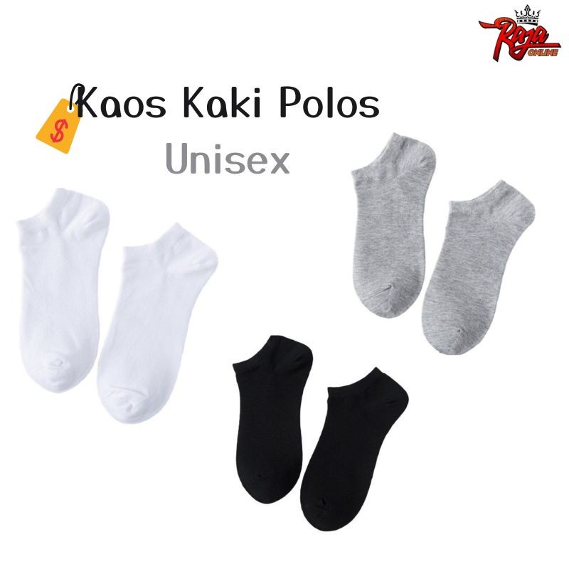 BPH3 - Kaos Kaki Unisex Polos Semata Kaki Kaos Kaki Pendek Pria Wanita/Anak-anak