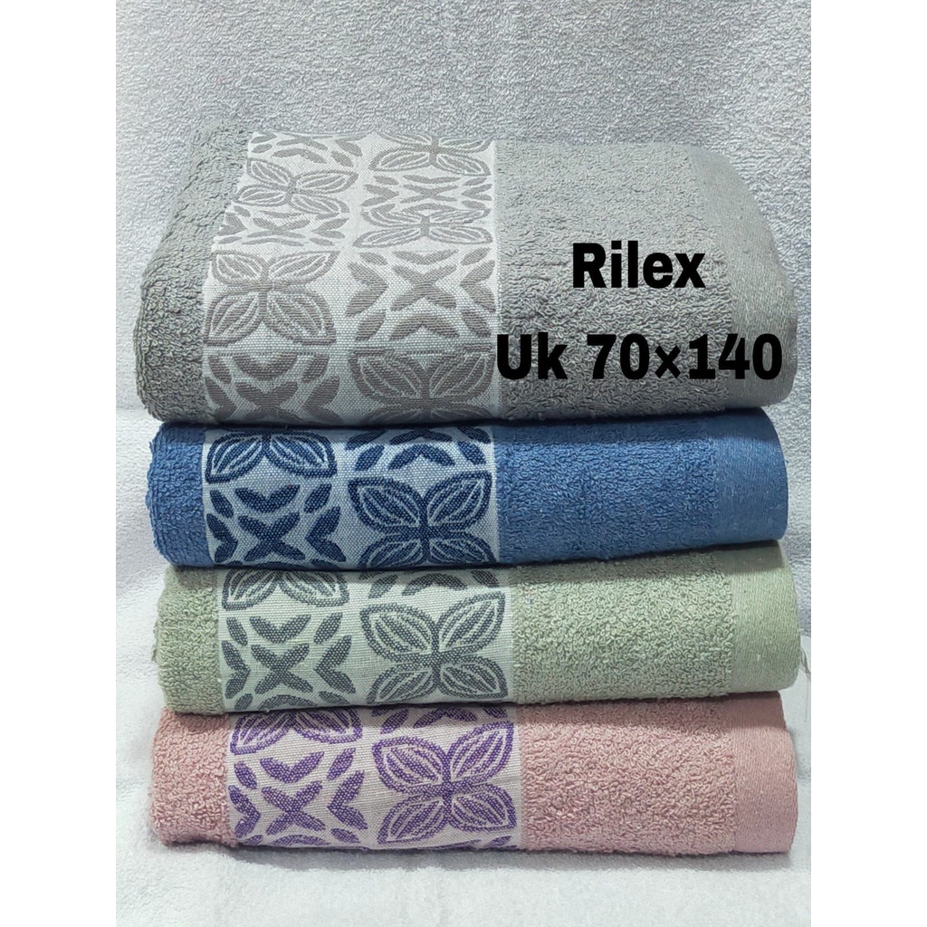 Handuk Mandi Dewasa Handuk Rilex uk 70x140 Termurah