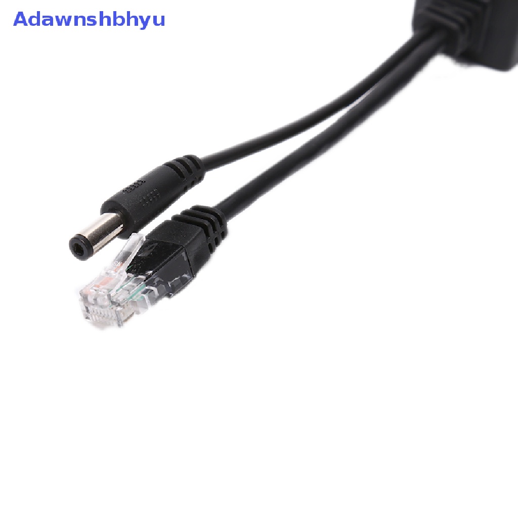 Adhyu Gigabit Active PoE Splitter Power Over Eterna 48V Ke 12V 1A-2A 10.100/1000Mbps ID