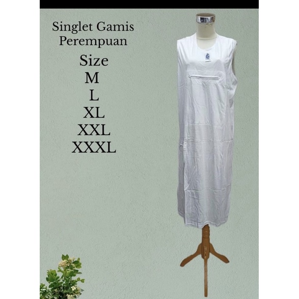 Singlet gamis umroh resleting Singlet gamis haji singlet kantong singlet wanita resleting daleman ga