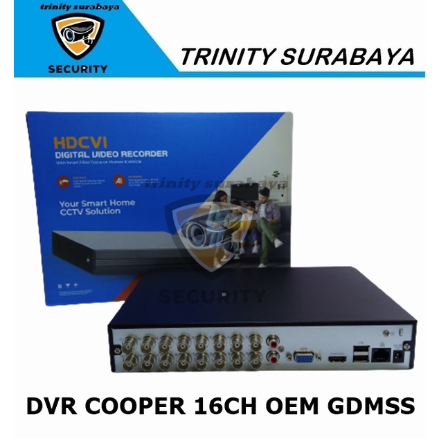 DVR COOPER 16CH OEM GDMSS Trinity