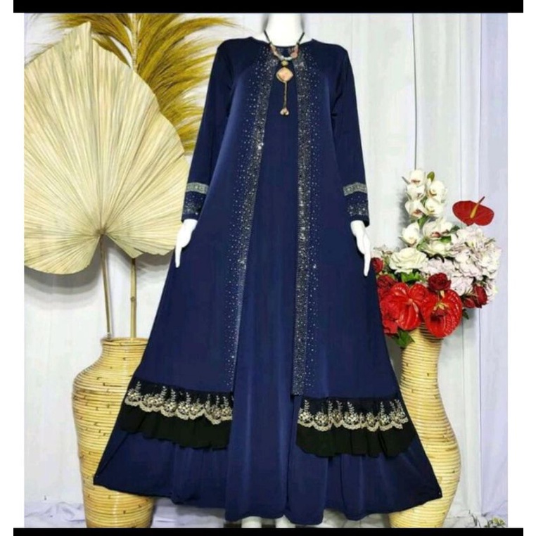 Abaya Gamis renda/Abaya ribera
